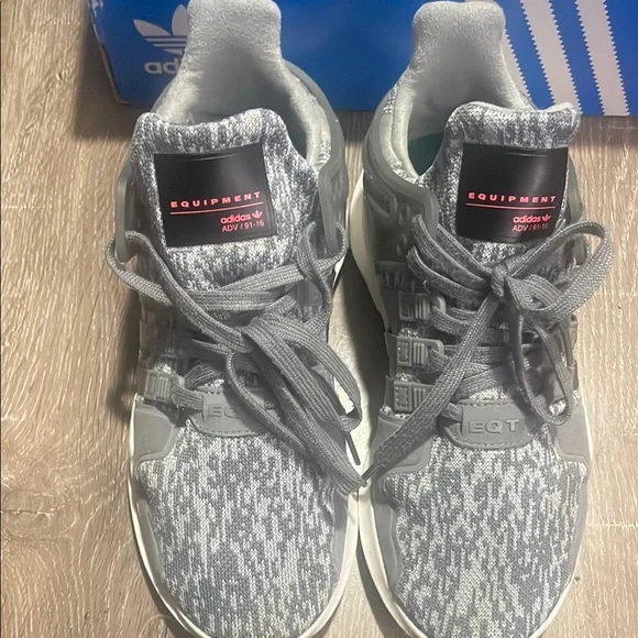 adidas | Shoes | Adidas Gray Sneakers With Modern Knit  display picture 3
